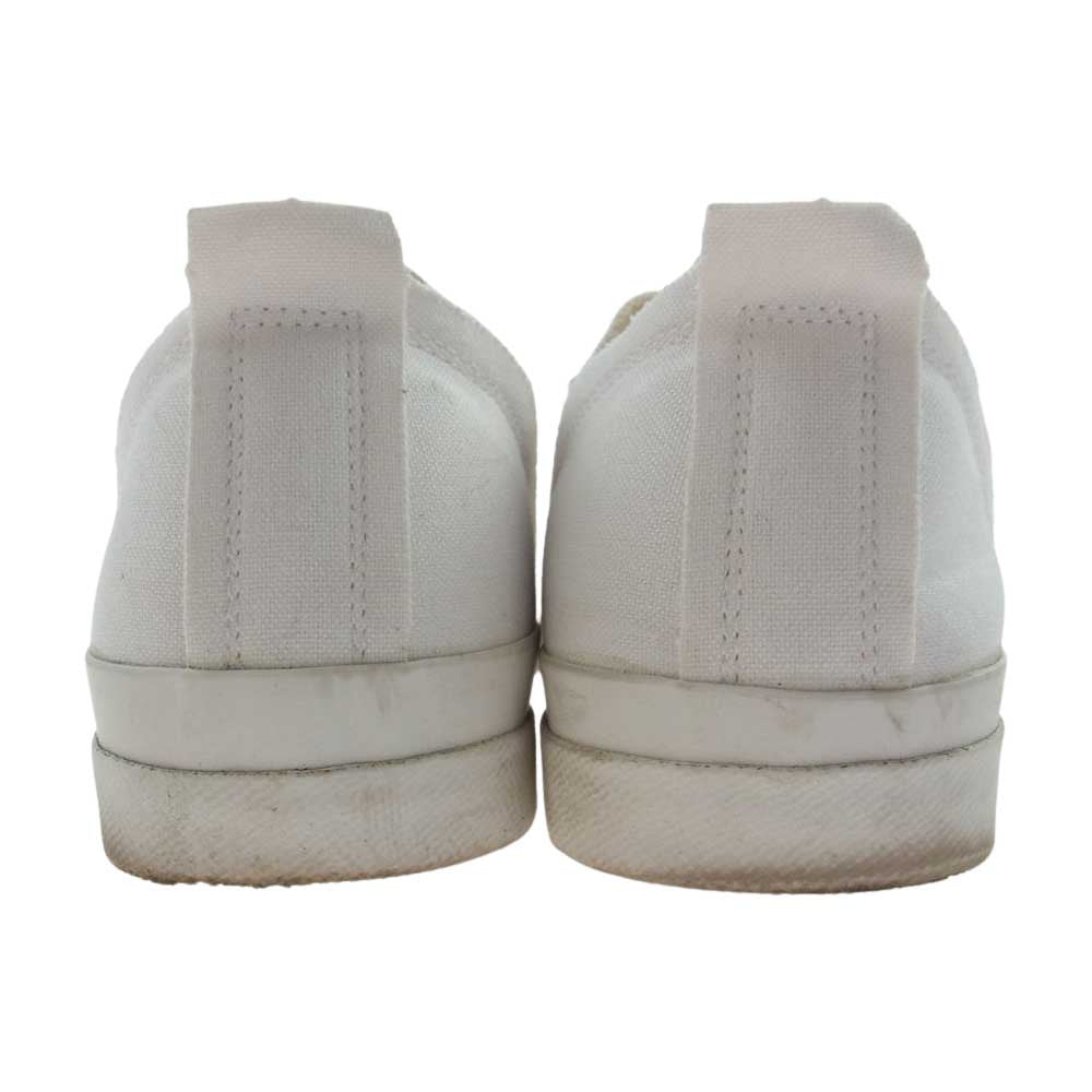 UNDERCOVER アンダーカバー UC2B9F05 TOE LOGO CANVAS SNEAKERS トゥーロゴ キャンバス スニーカー ホワイト系 M【中古】