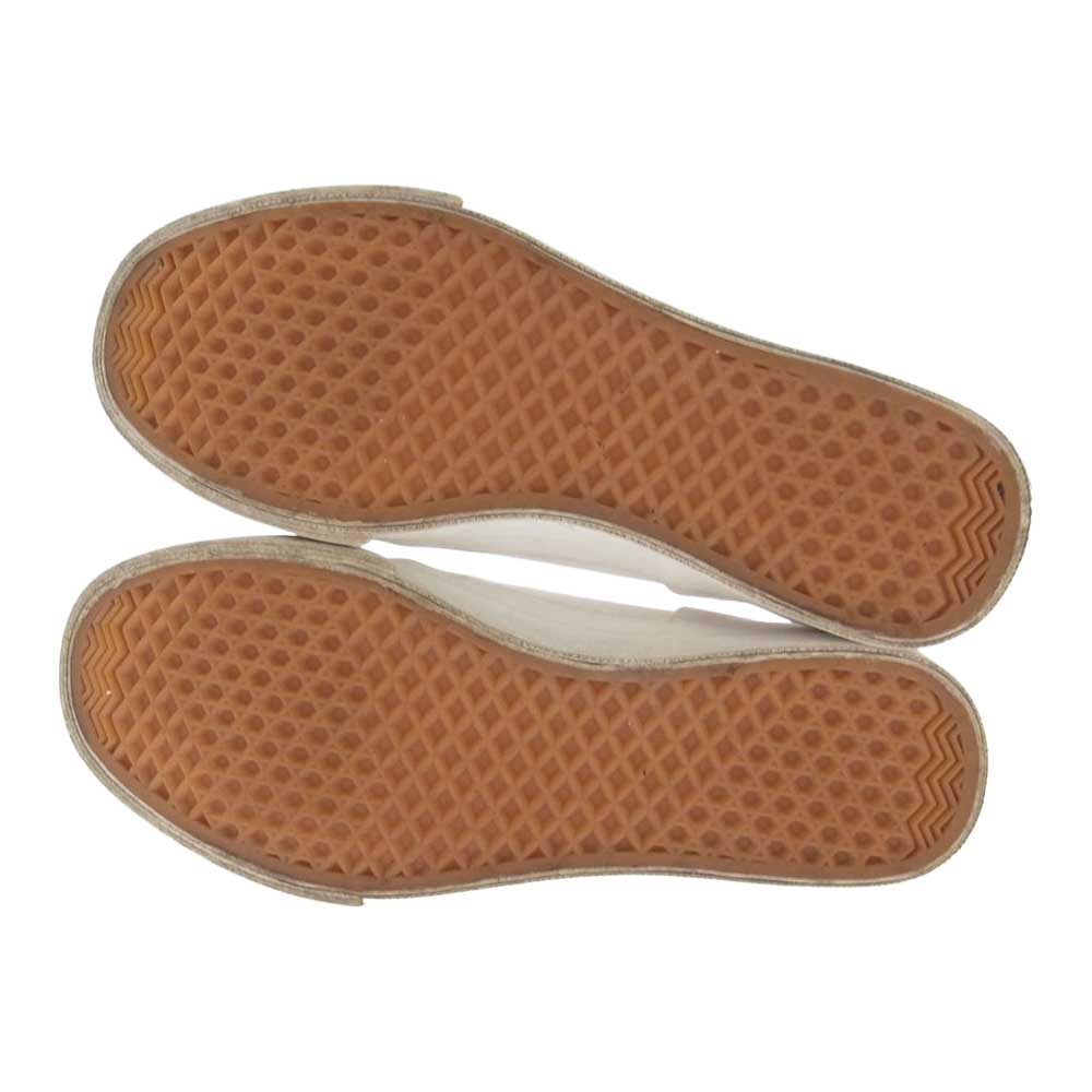 UNDERCOVER アンダーカバー UC2B9F05 TOE LOGO CANVAS SNEAKERS トゥーロゴ キャンバス スニーカー ホワイト系 M【中古】