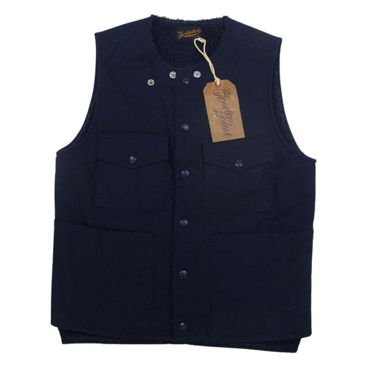 TENDERLOIN テンダーロイン T-DUCK VEST D ダック ボア ベスト ネイビー ネイビー系 S【美品】【中古】