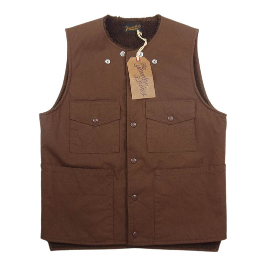 TENDERLOIN テンダーロイン T-DUCK VEST D ダック ボア ベスト ブラウン ブラウン系 S【美品】【中古】