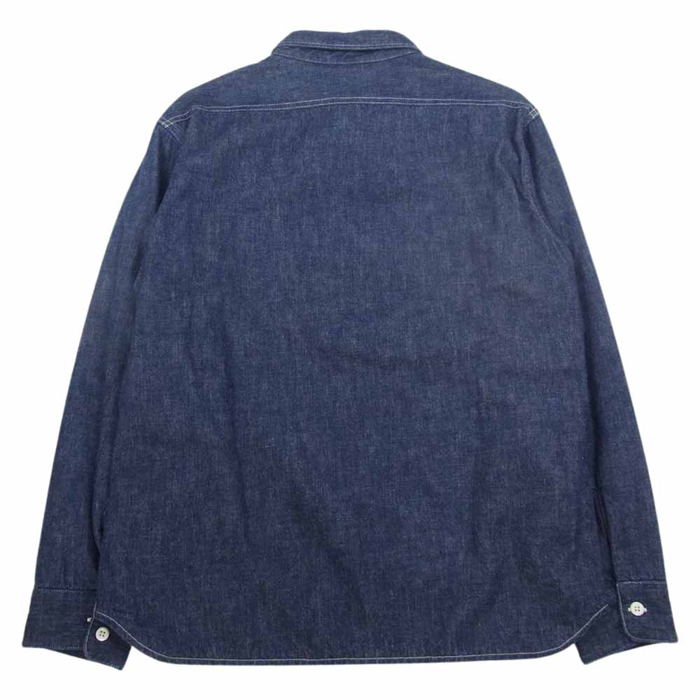 TENDERLOIN テンダーロイン DENIM LINING SHT デニム ナイロン ライニング デニム シャツ ジャケット インディゴブルー系 S【美品】【中古】