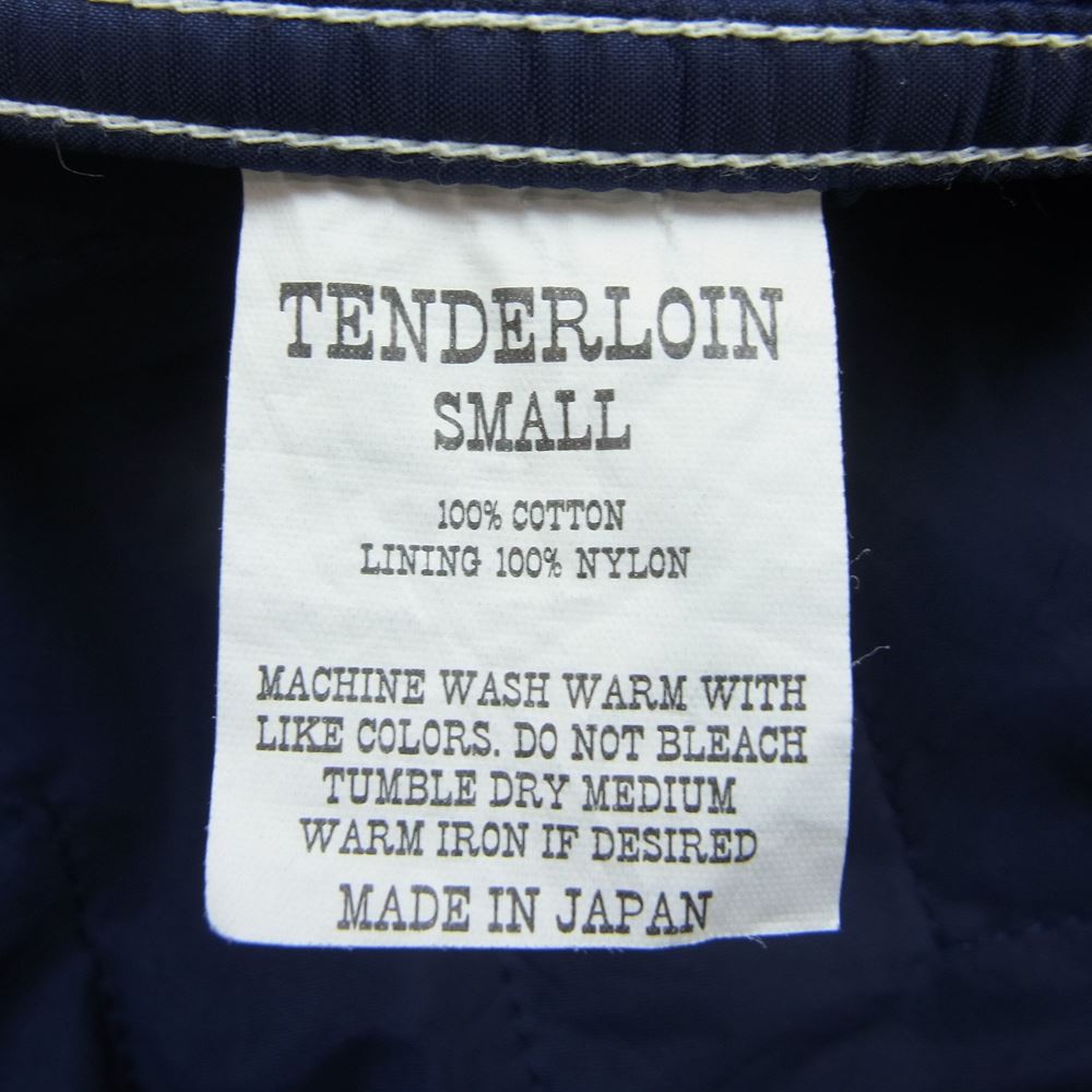 TENDERLOIN テンダーロイン DENIM LINING SHT デニム ナイロン ライニング デニム シャツ ジャケット インディゴブルー系 S【美品】【中古】