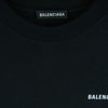 BALENCIAGA バレンシアガ 21SS 612966 TIVG5 UNISEX LOGO T SHIRT TEE バックロゴプリント 半袖 Tシャツ ブラック系 XS【中古】