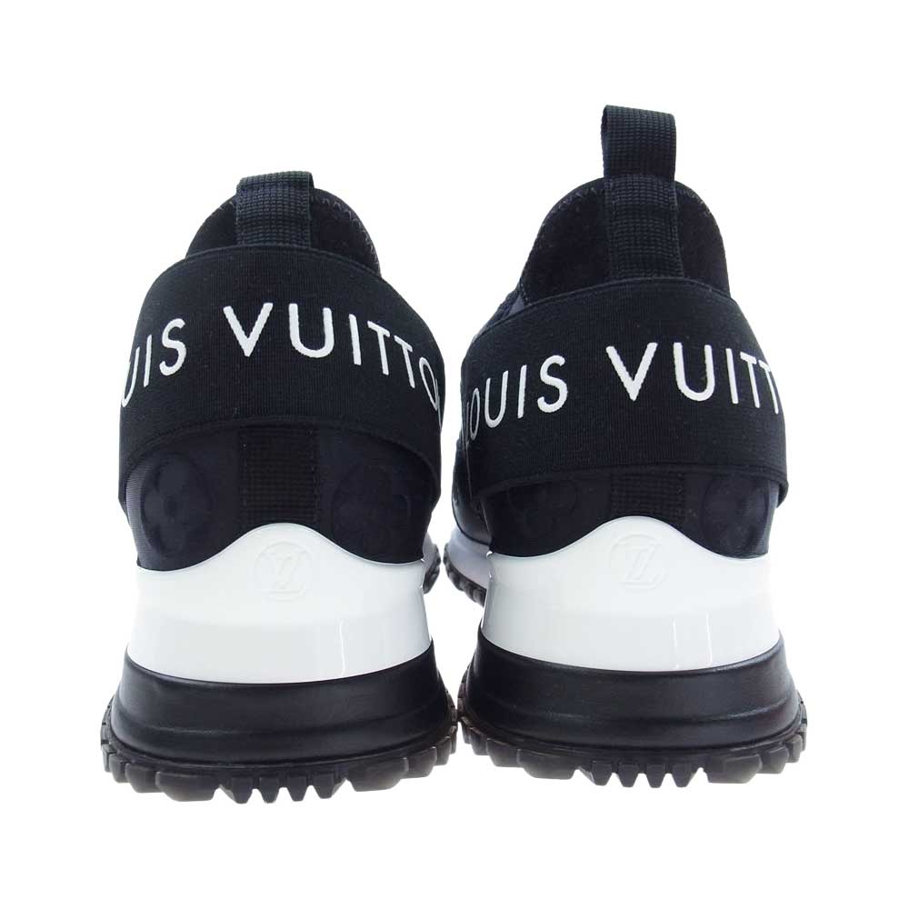 LOUIS VUITTON ルイ・ヴィトン 1AB3GJ  日本限定 ランアウェイ ライン モノグラム スニーカー ブラック系 EU35.5【極上美品】【中古】