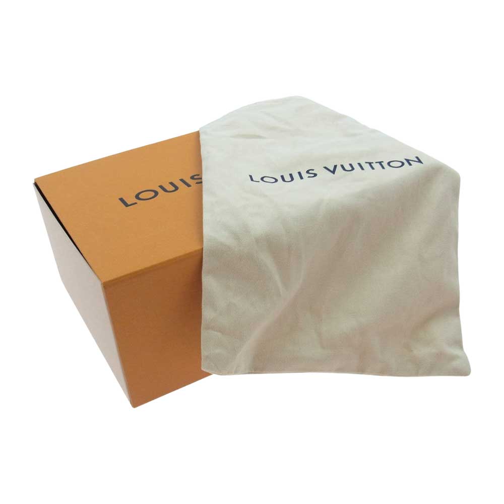 LOUIS VUITTON ルイ・ヴィトン 1AB3GJ  日本限定 ランアウェイ ライン モノグラム スニーカー ブラック系 EU35.5【極上美品】【中古】