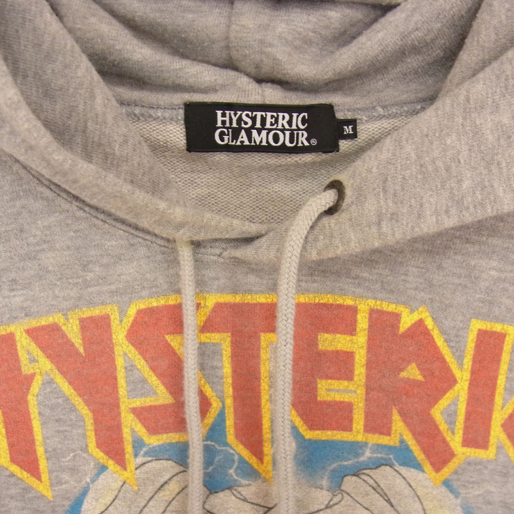 HYSTERIC GLAMOUR ヒステリックグラマー 0243CF14 ファック ベア プルオーバー パーカー グレー系【中古】