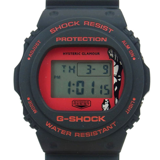 CASIO G-SHOCK カシオ ジーショック DW-5750E × HYSTERIC GLAMOUR ヒステリックグラマー 腕時計 ウォッチ ブラック系【新古品】【未使用】【中古】