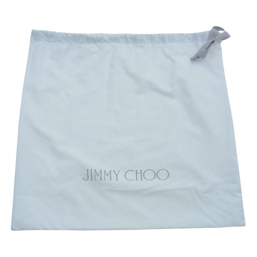 JIMMY CHOO ジミーチュウ SOFIA-S CST ソフィア レザー スター スタッズ ハンド バッグ ブラック系【美品】【中古】