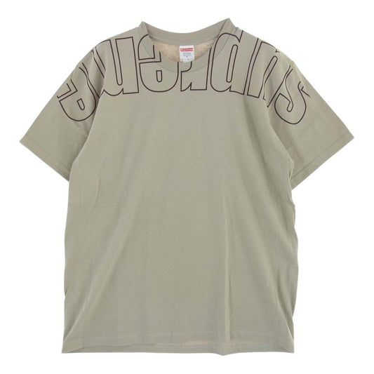 Supreme シュプリーム 22AW  Upside Down Tee 半袖 Tシャツ グレージュ系 M【新古品】【未使用】【中古】