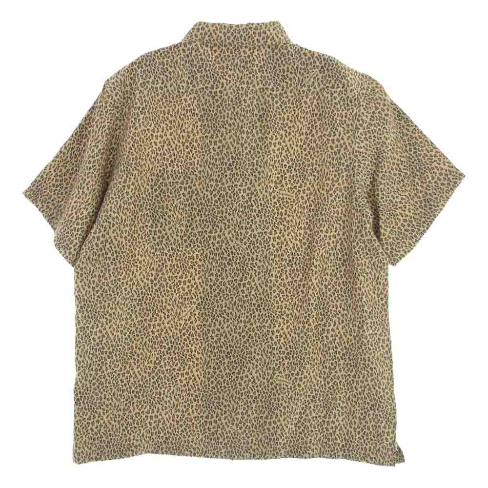Supreme シュプリーム 22SS   Leopard Silk S/S Shirt レオパード柄 シルク 半袖 シャツ イエロー系【新古品】【未使用】【中古】