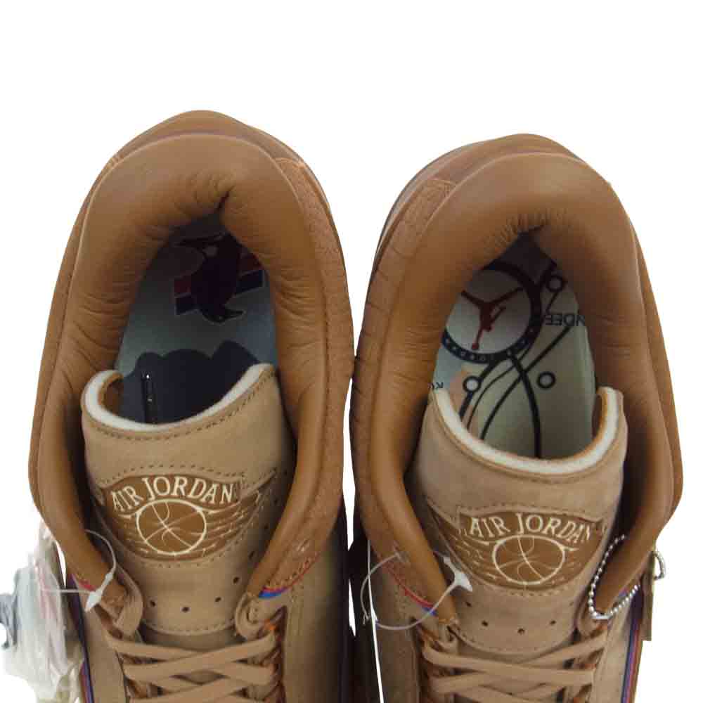 NIKE AIR JORDAN ナイキ ジョーダン DV7129-222 × Two18 AIR JORDAN 2 RETRO LOW SP ROCKY TAN DV7129-222 ツーエイティーン エアジョーダン2 レトロロー ロッキータン ローカット スニーカー ライトブラウン系 30.0cm【新古品】【未使用】【中古】