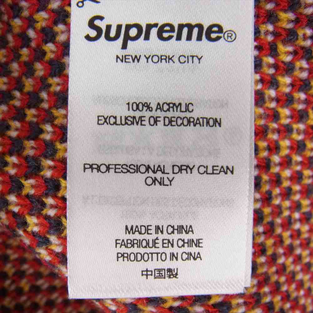 Supreme シュプリーム 22AW × Dickies Sweater ディッキーズ フロントロゴ クルーネック ニットセーター ブラウン系 L【新古品】【未使用】【中古】