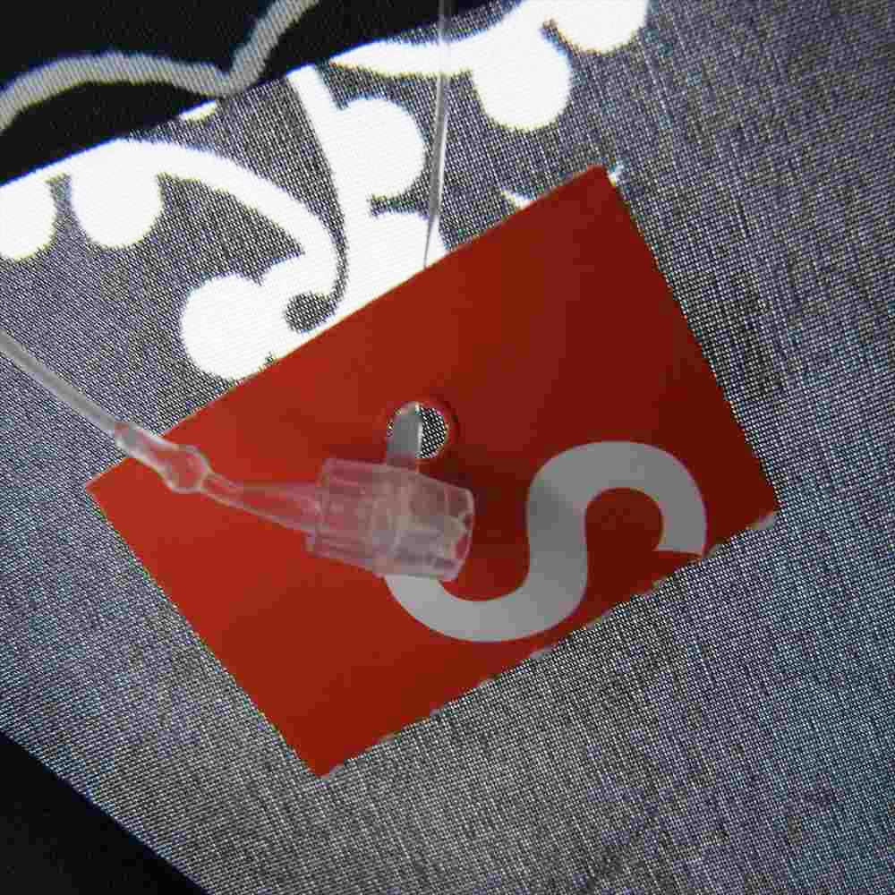 Supreme シュプリーム 21SS  Bandana Silk S/S Shirt バンダナ ペイズリー シルク シャツ 半袖 シャツ ブラック系 M【新古品】【未使用】【中古】