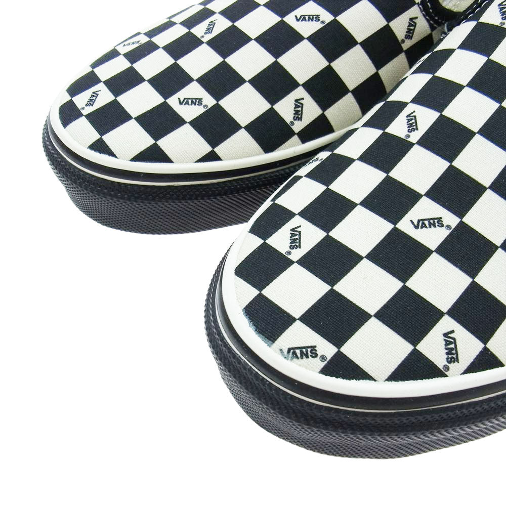 VANS バンズ SSSVB110 × SD SLIP ON Standard California スリッポン スタンダードカリフォルニア 20周年 ローカット スニーカー ブラック系 オフホワイト系  27.5cm【新古品】【未使用】【中古】