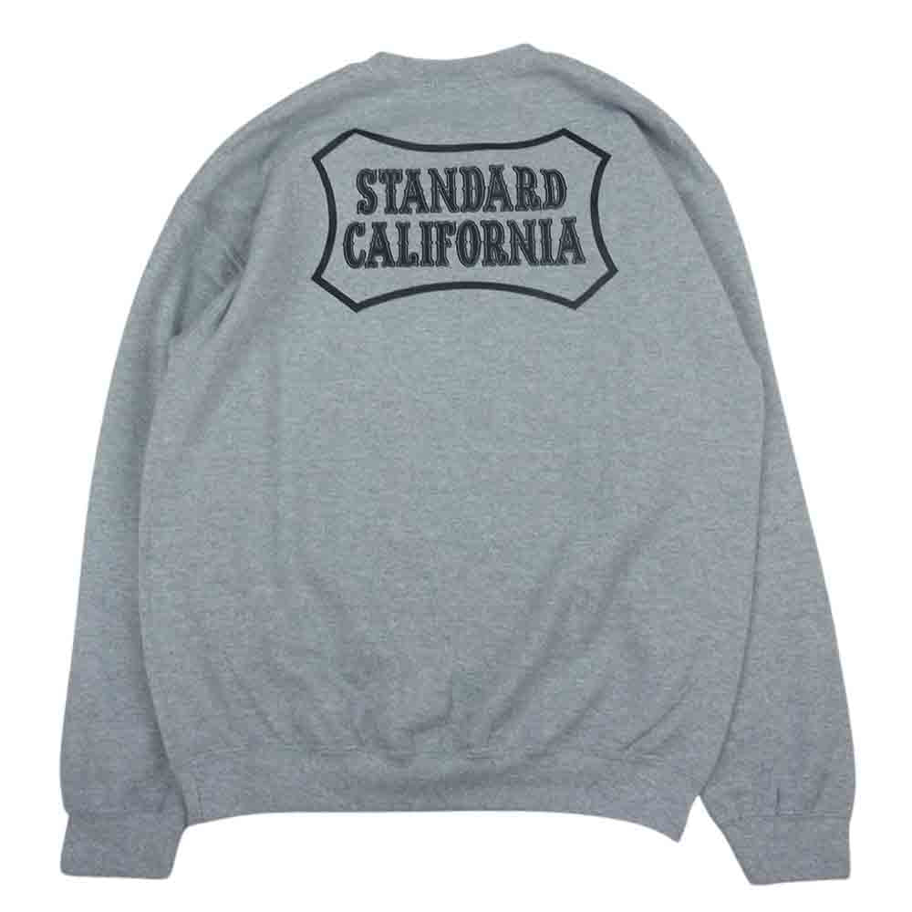 STANDARD CALIFORNIA スタンダードカリフォルニア VANS × SD Logo Sweat Standard California バンズ スタンダードカリフォルニア 20周年 スウェット  グレー系 M【新古品】【未使用】【中古】