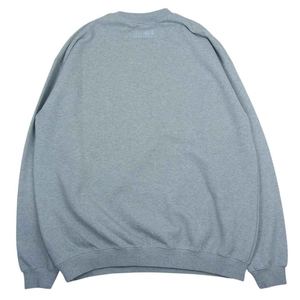 VETEMENTS ヴェトモン VL14CW100G  VTMNTS BARCODE SWEATSHIRT バーコード スウェットシャツ リフレクティブ ロゴ トレーナー  グレー系 XL【新古品】【未使用】【中古】