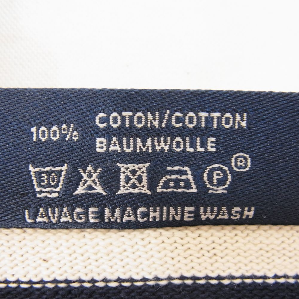 SAINT JAMES セントジェームス 長袖 ボーダー柄 バスクシャツ カットソー  ネイビー系 40【中古】