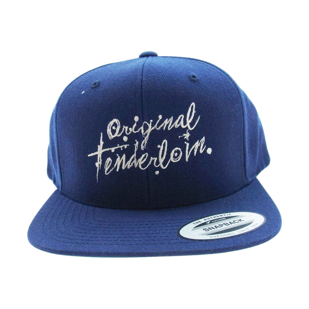 TENDERLOIN テンダーロイン ロゴ刺繍 CAP DLR トラッカー キャップ  ネイビー系【新古品】【未使用】【中古】