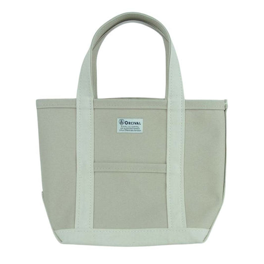 ORCIVAL オーシバル OR-H0285KWC コットン キャンバス トート バッグ S オフホワイト系 グレイッシュライトベージュ系【極上美品】【中古】