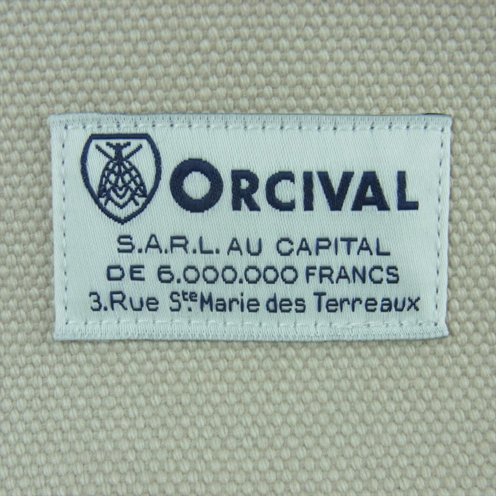 ORCIVAL オーシバル OR-H0285KWC コットン キャンバス トート バッグ S オフホワイト系 グレイッシュライトベージュ系【極上美品】【中古】