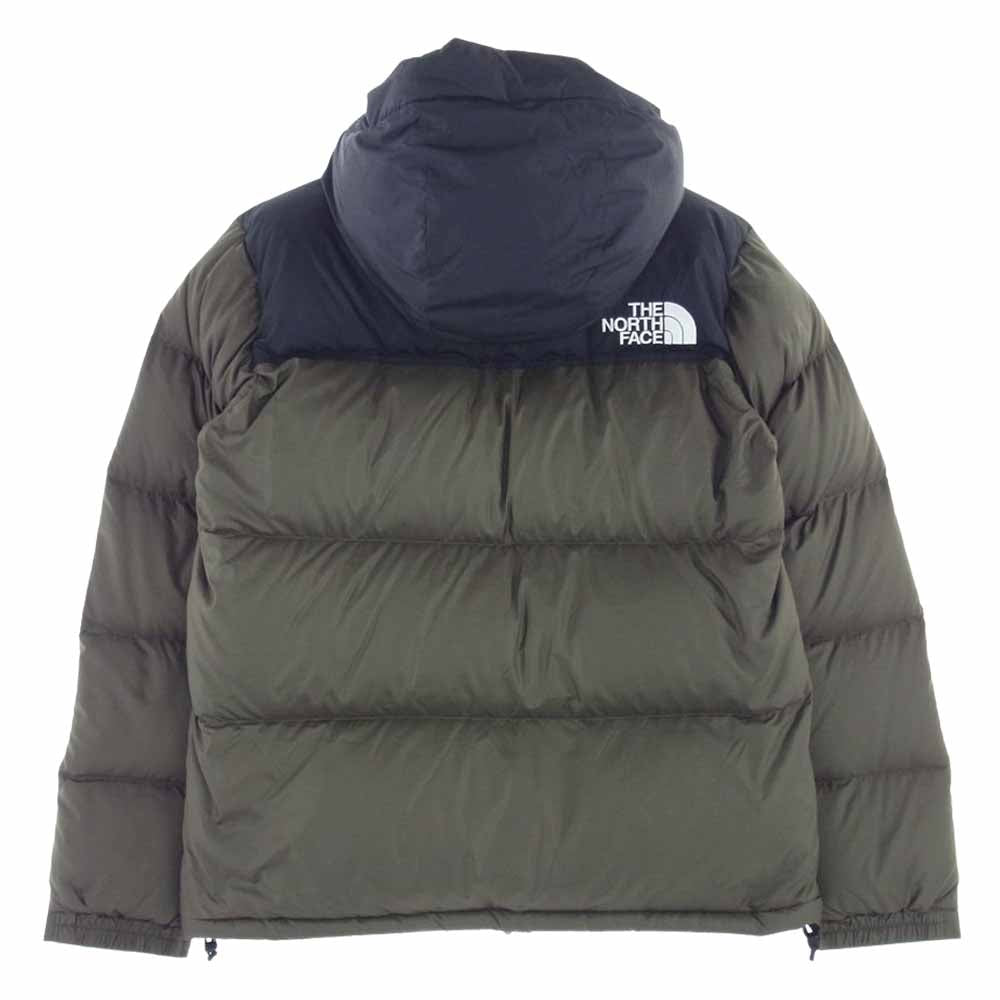 THE NORTH FACE ノースフェイス ND92041R Nuptse Hoodie ヌプシ フーディ NT ニュートープ ダウン ジャケット モスグリーン系 L【中古】