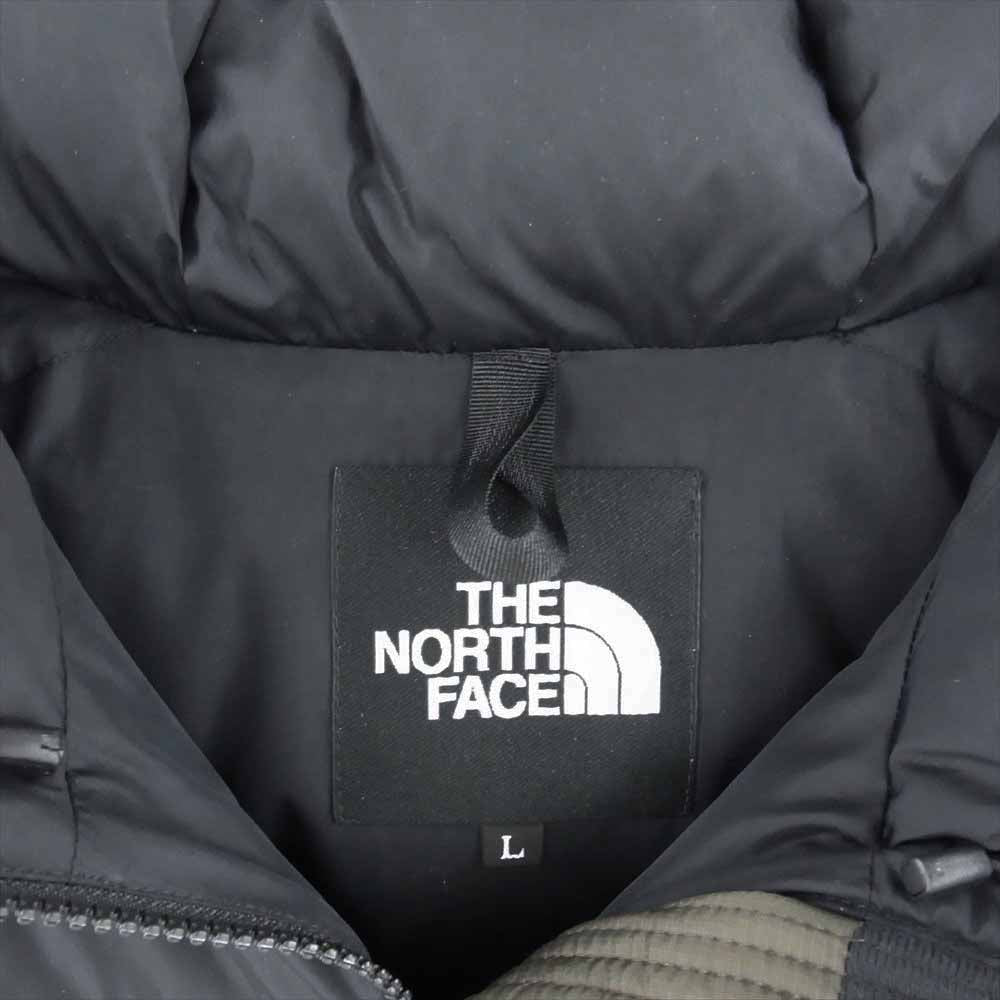 THE NORTH FACE ノースフェイス ND92041R Nuptse Hoodie ヌプシ フーディ NT ニュートープ ダウン ジャケット モスグリーン系 L【中古】