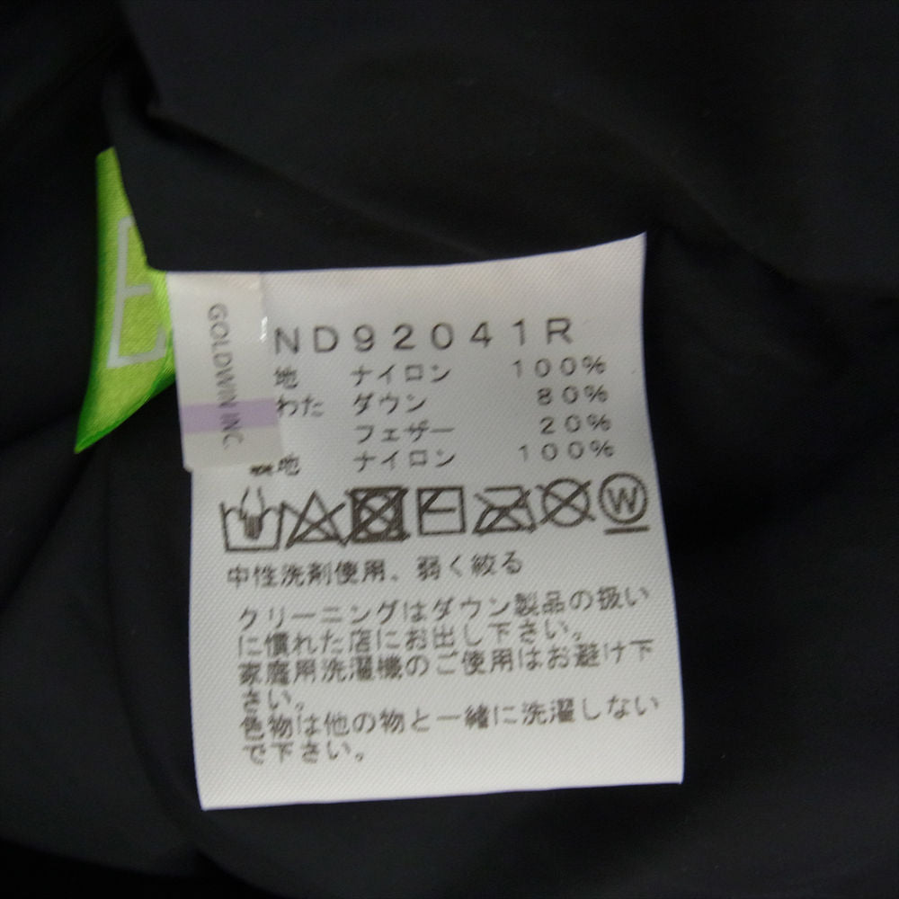 THE NORTH FACE ノースフェイス ND92041R Nuptse Hoodie ヌプシ フーディ NT ニュートープ ダウン ジャケット モスグリーン系 L【中古】