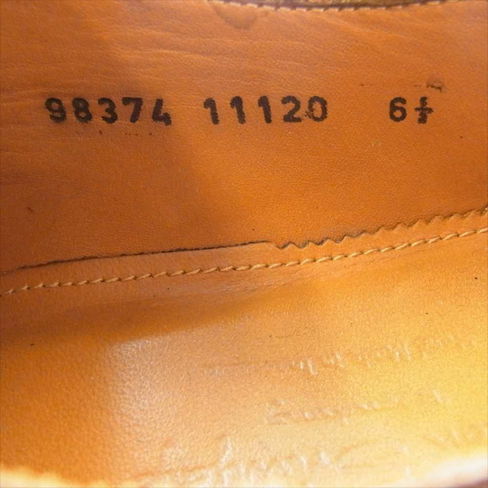 JALAN SRIWIJAYA ジャランスリウァヤ 98374 ダブルモンク ダイナイトソール シューズ 革靴 ブラウン系 6.5【中古】