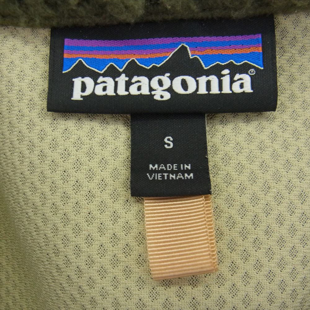 patagonia パタゴニア 18AW 23074 18年製 WOMENS CLASSIC RETRO-X JACKET  ウィメンズ クラシック レトロエックス ジャケット フリース モスグリーン系 S【中古】