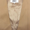MAISON MARGIELA メゾンマルジェラ MM6 エムエムシックス 20AW S32CU0140 シワ加工 Vネック サイドスリット ロング ワンピース ベージュ系 36【中古】