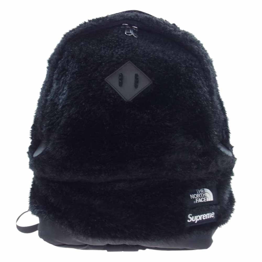 Supreme シュプリーム 20AW NF0A5G86 × THE NORTH FACE Faux Fur Backpack ザノースフェイス ファー バックパック リュック ブラック系【中古】