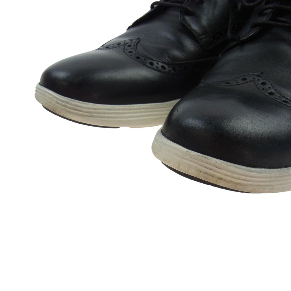 COLE HAAN コールハーン 4605419419 GRAND TOUR WING OX ウィング チップ ローカット スニーカー ブラック系 27.5cm【中古】