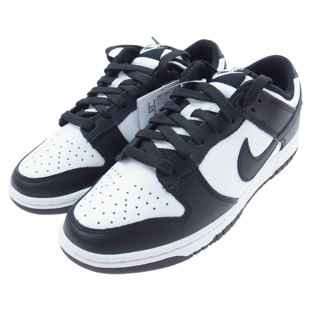 NIKE ナイキ DD1391-100 DUNK LOW RETRO ダンクロー レトロ スニーカー ブラック系 ホワイト系 24.5cm【新古品】【未使用】【中古】