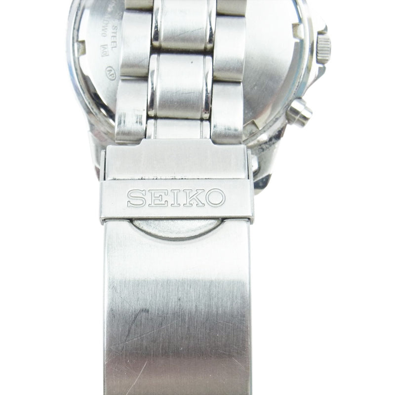 SEIKO セイコー 7T92-0DW0 クロノグラフ クォーツ 時計 ウォッチ シルバー系【中古】