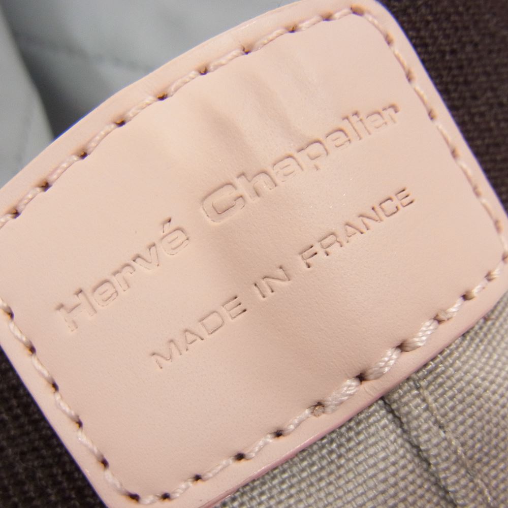 Herve Chapelier エルベ・シャプリエ 707CD 京都別館限定 舟型 トート バッグ M スティック×モカ×ドラジェ ブラウン系【中古】