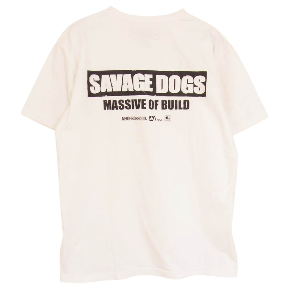 NEIGHBORHOOD ネイバーフッド ANA SAVAGE DOGS プリント Tシャツ ホワイト ホワイト系 M【中古】