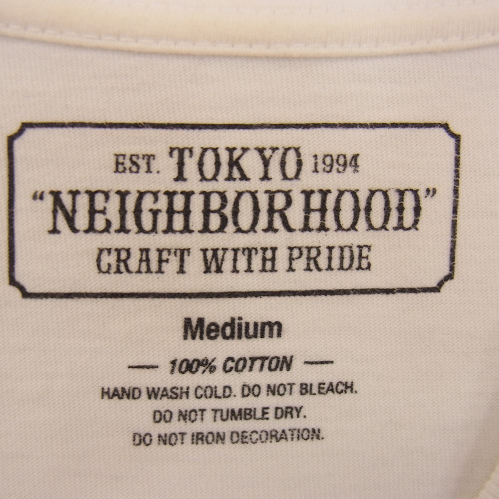 NEIGHBORHOOD ネイバーフッド ANA SAVAGE DOGS プリント Tシャツ ホワイト ホワイト系 M【中古】