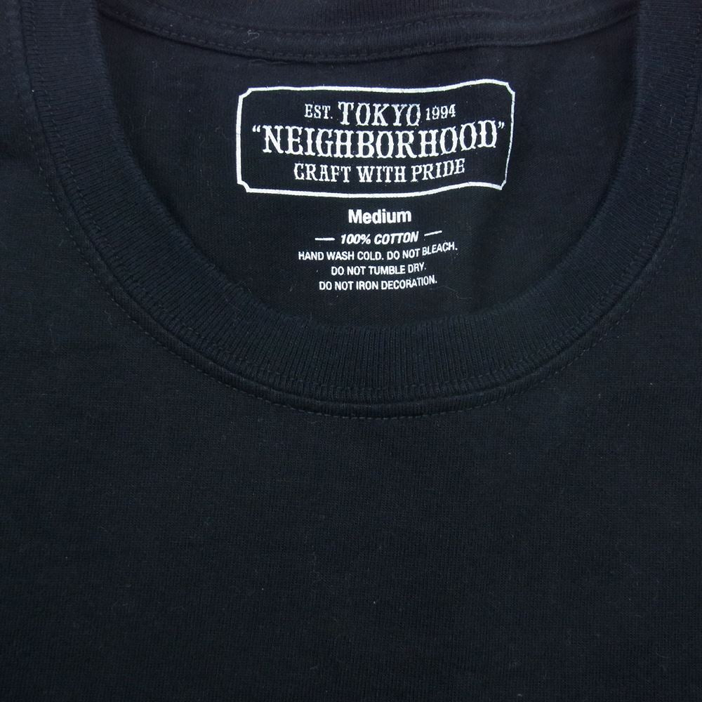 NEIGHBORHOOD ネイバーフッド ANA SAVAGE DOGS プリント Tシャツ ブラック ブラック系 M【中古】