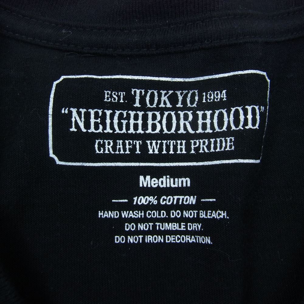 NEIGHBORHOOD ネイバーフッド ANA SAVAGE DOGS プリント Tシャツ ブラック ブラック系 M【中古】