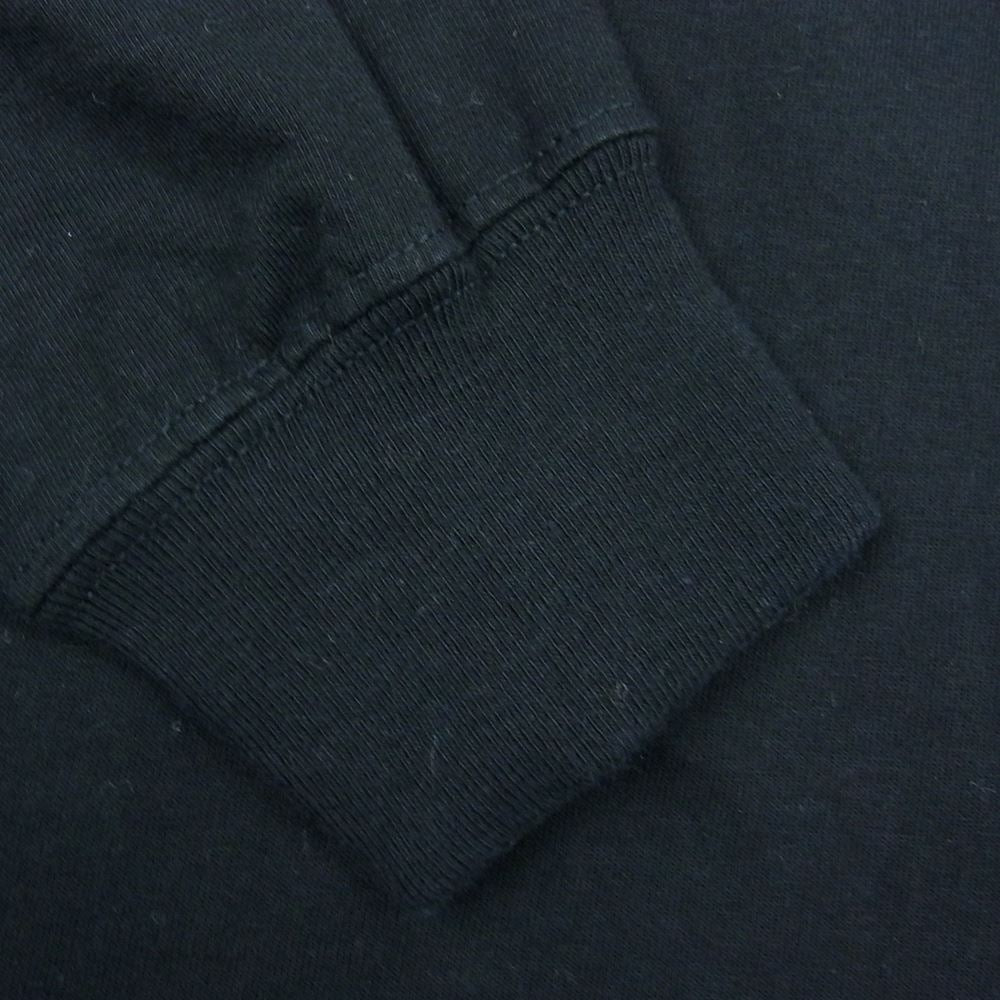 NEIGHBORHOOD ネイバーフッド フロント ロゴ プリント ロングスリーブ  Tシャツ カットソー 長袖 ブラック系 S【中古】