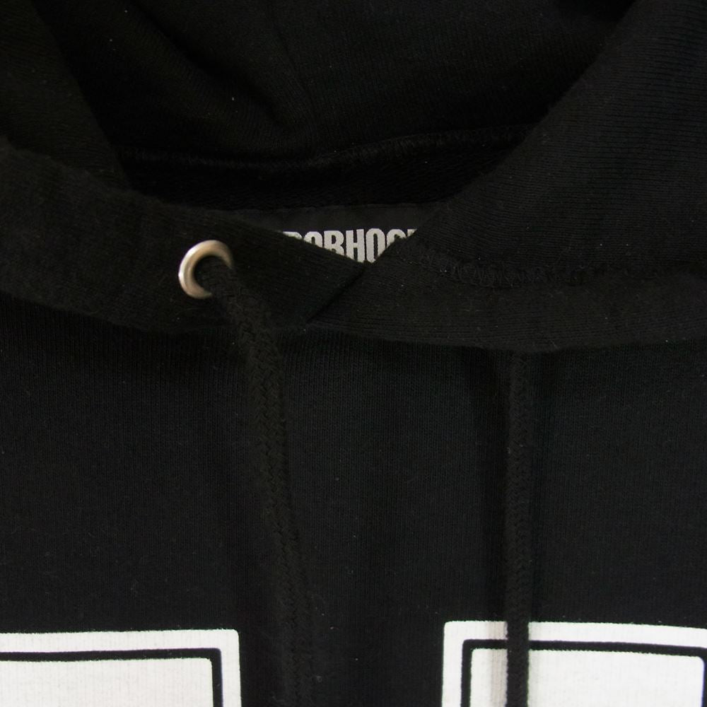 NEIGHBORHOOD ネイバーフッド 23SS 231FPNH-CSM02 COLLEGE SWEATPARKA LS プリント スウェット パーカー ブラック系 M【中古】