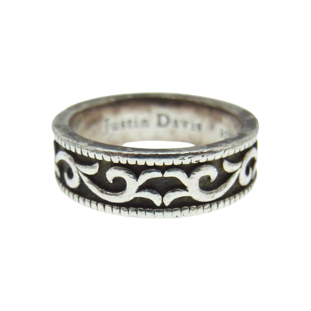 Justin Davis ジャスティンデイビス SRJ776 ETERNAL LOVE クラウン リング シルバー系 16号【中古】