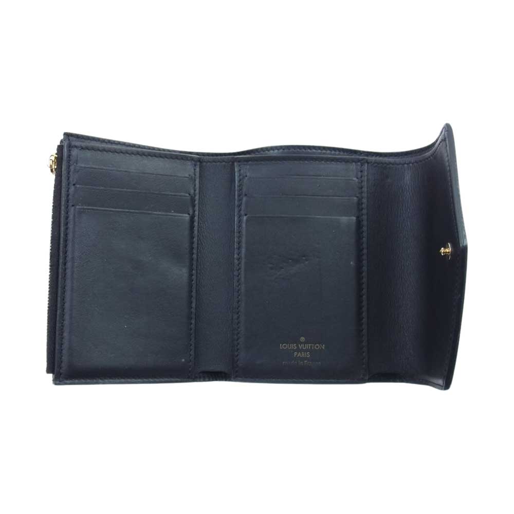 LOUIS VUITTON ルイ・ヴィトン M67496 モノグラム ポルトフォイユ ヴェリー 財布 ブラック系【中古】
