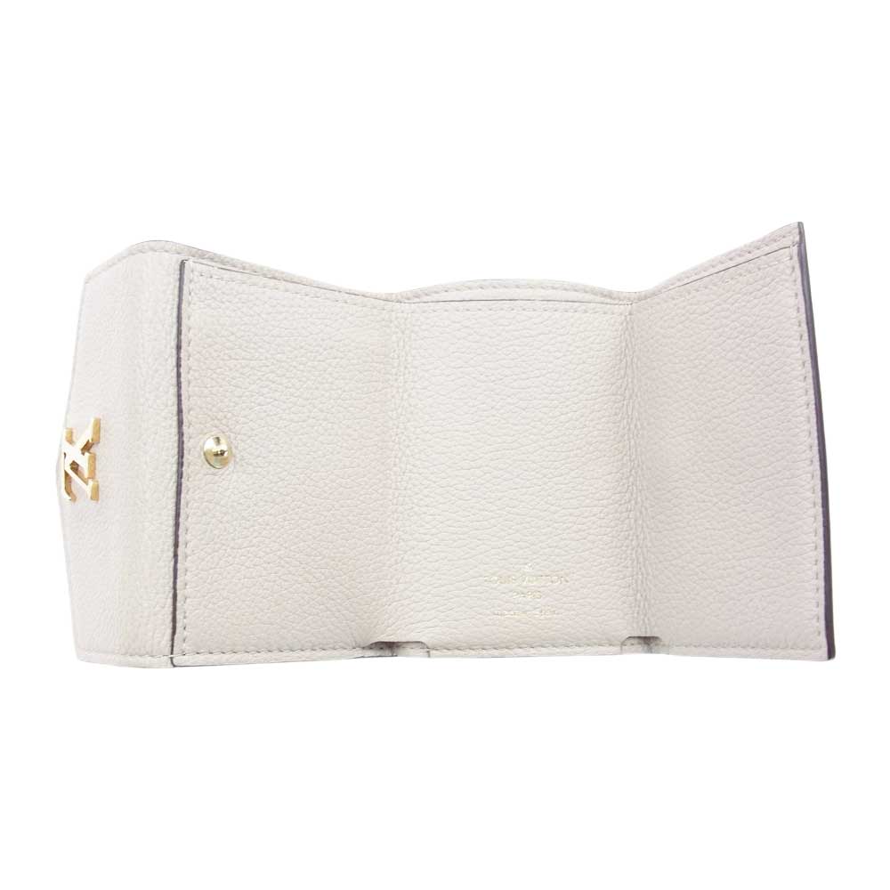 LOUIS VUITTON ルイ・ヴィトン M69340 トリヨン ポルトフォイユ ロックミニ トゥルトレール コンパクト ウォレット ベージュ系【中古】
