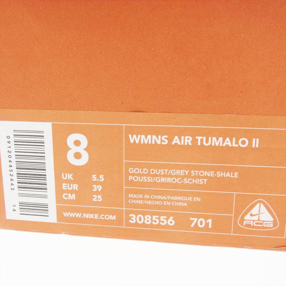 NIKE ナイキ 308556-701 ACG WMNS AIR TUMALO Ⅱ エア トゥマロ 2 ゴアテックス トレッキング シューズ ライトブラウン系 25cm【中古】