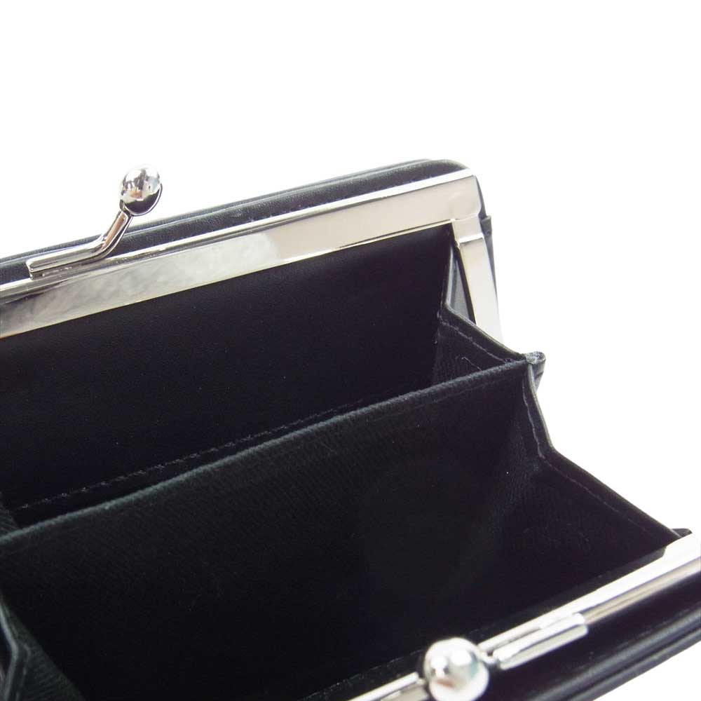 Vivienne Westwood ヴィヴィアンウエストウッド オーブ ORB 二つ折り がま口 ウォレット 財布 ブラック系【中古】