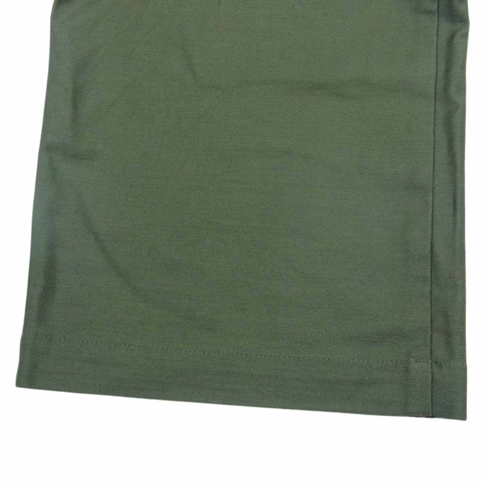 WTAPS ダブルタップス 22SS BRDT-PTM01 WMILL-TROUSER バックサテン ユーティリティー ベイカー パンツ カーキ系 M【美品】【中古】