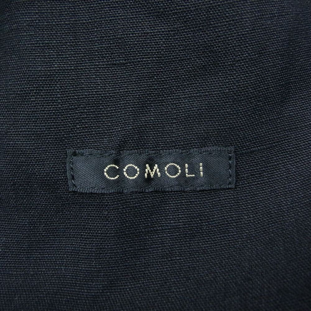 COMOLI コモリ T01-01014 リネン B.D.U ジャケット  ブラック系 2【中古】