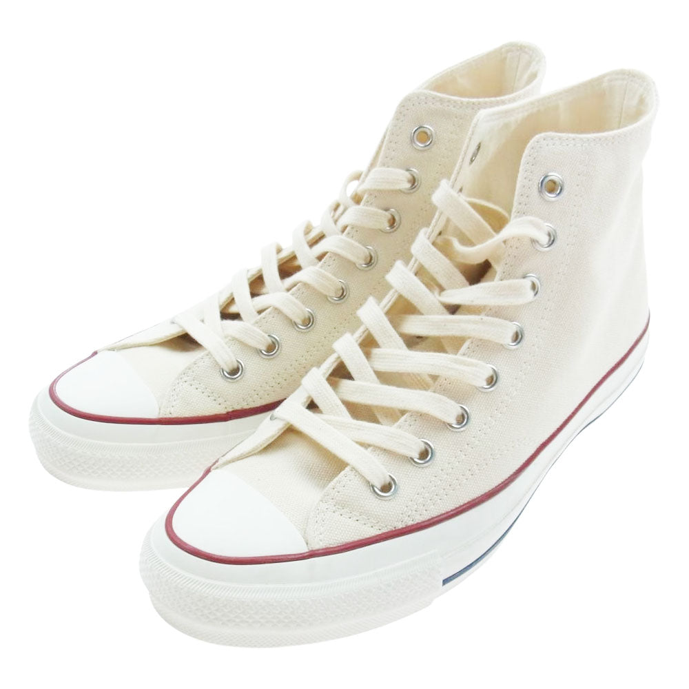 CONVERSE コンバース 1CK713 ADDICT CHUCK TAYLOR CANVAS HI アディクト チャックテイラー キャンバス ハイ ハイカット スニーカー クリーム オフホワイト系 27.5cm【美品】【中古】