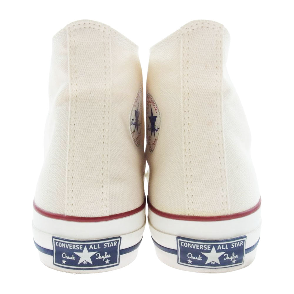 CONVERSE コンバース 1CK713 ADDICT CHUCK TAYLOR CANVAS HI アディクト チャックテイラー キャンバス ハイ ハイカット スニーカー クリーム オフホワイト系 27.5cm【美品】【中古】